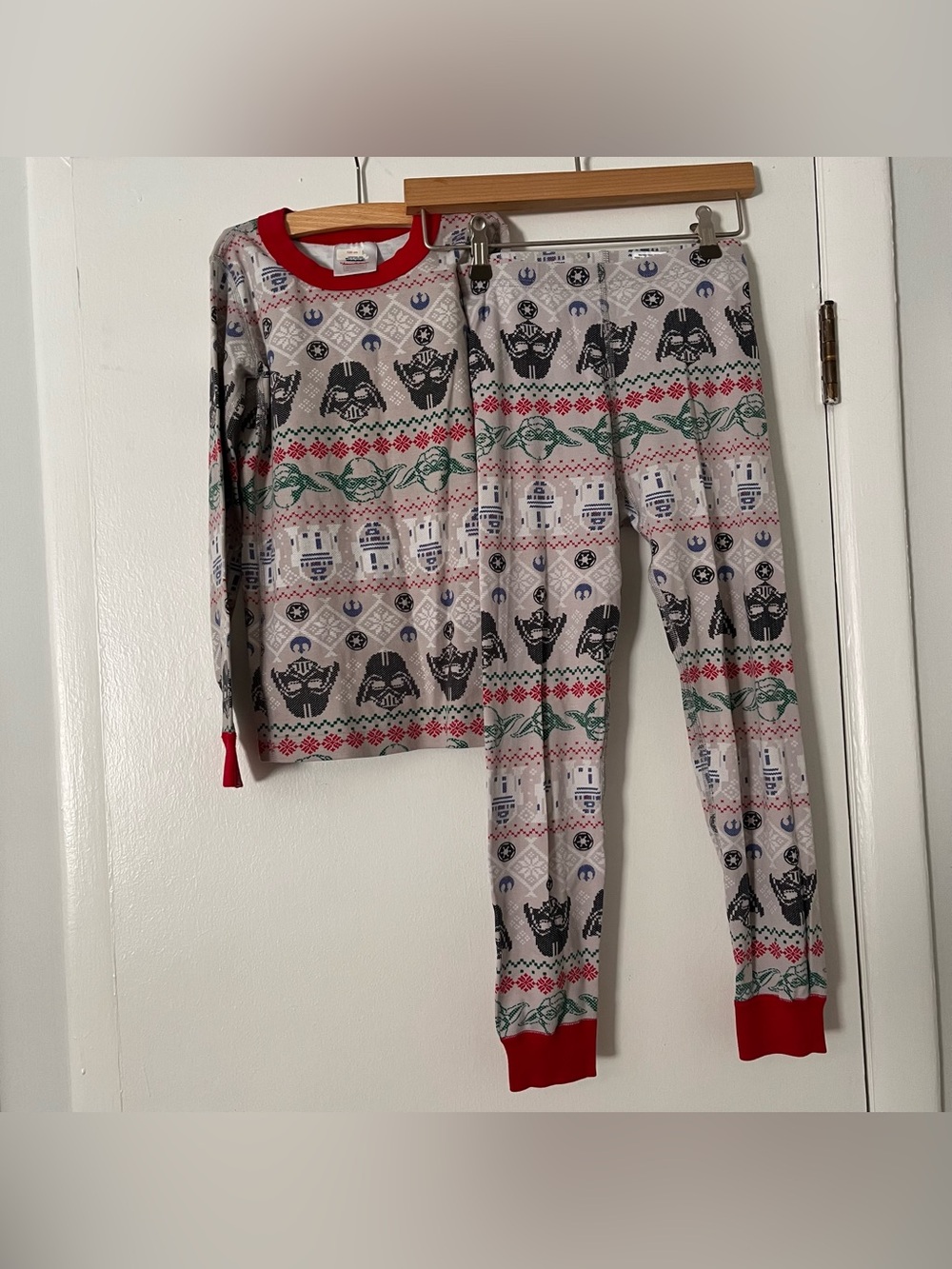 Hanna Andersson Boys Star Wars long pajamas size 130 8